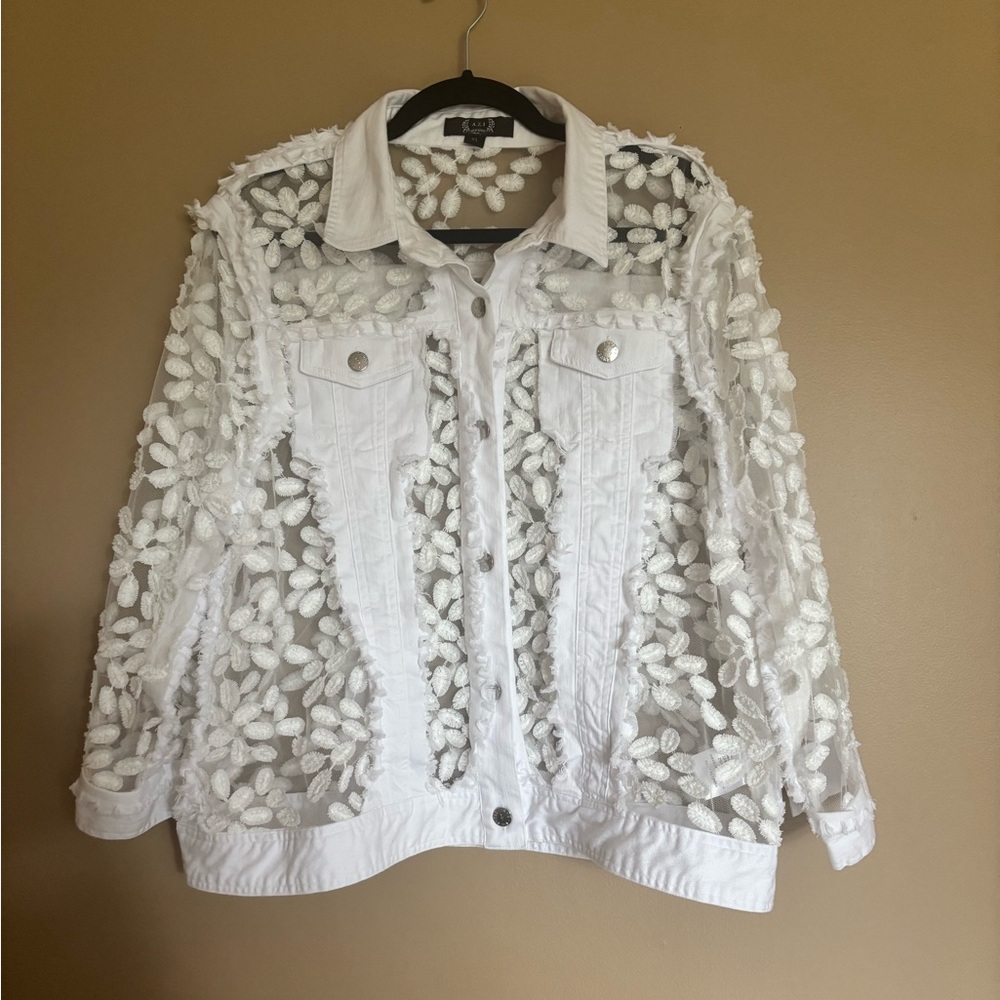 A.Z.I. Denim Lace Jacket